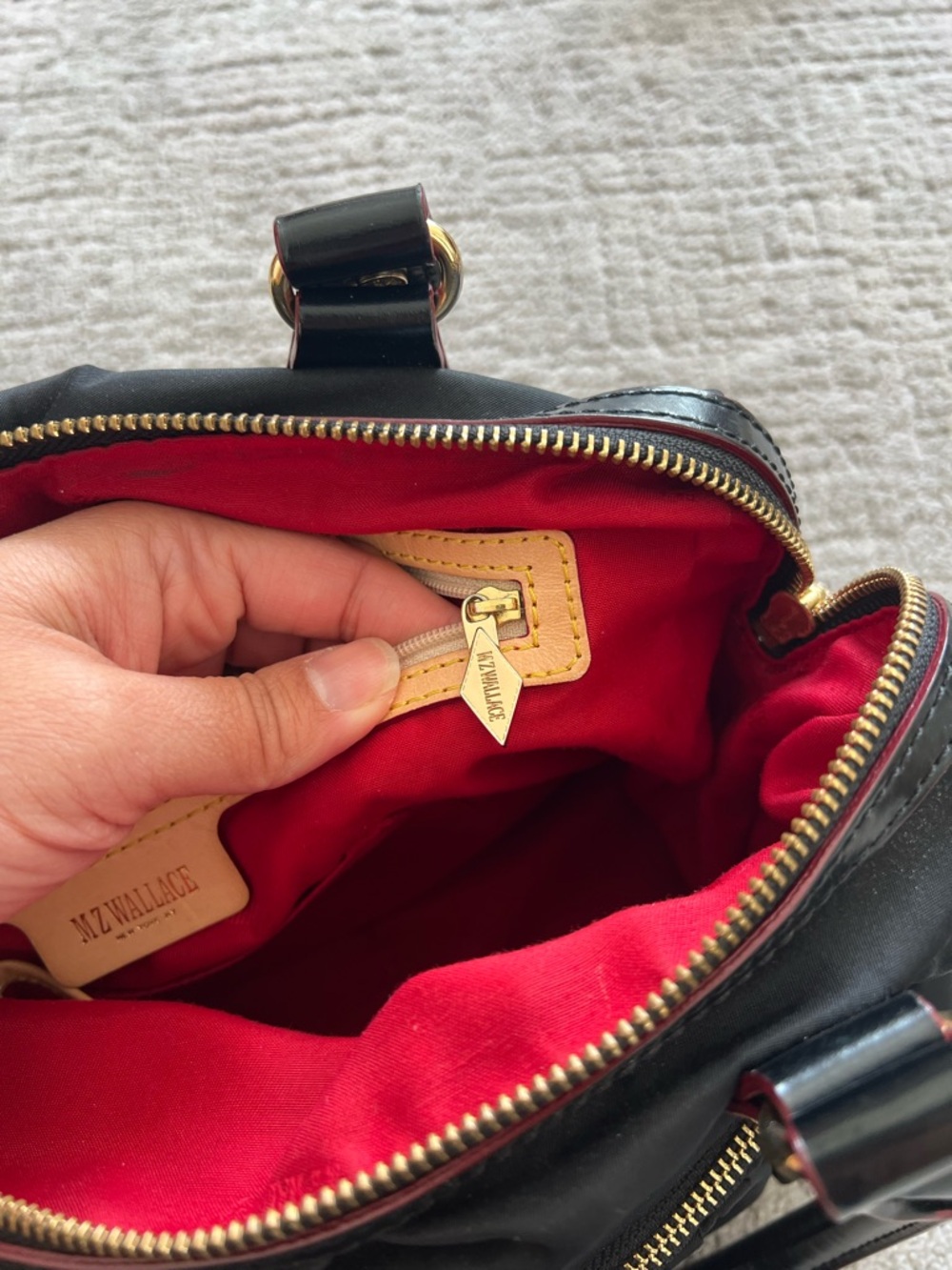 MZ Wallace Jane Bedford Black Shoulder Bag - Picture 14 of 16